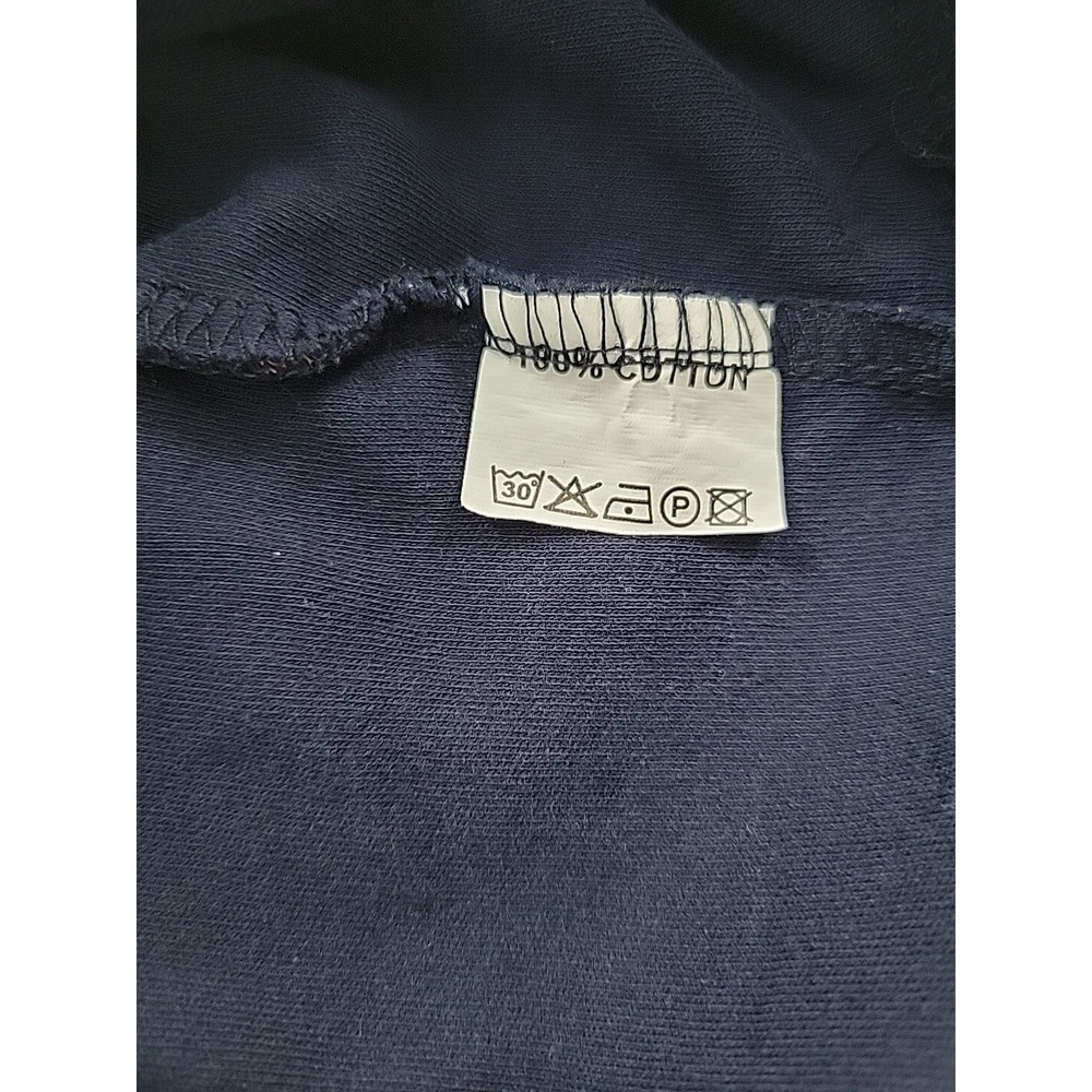 SANTORINI Greece Men's Blue  Polo Shirt Size XL Helm & Anchor All over - Picture 7 of 8